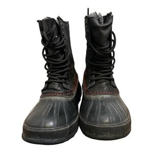 Sorel Men's 1964 Premium T CVS Boot Black/Sail Red 8